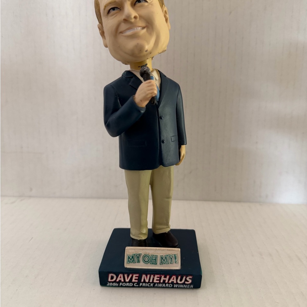 Dave Niehaus Bobblehead - Navy Jacket, Tan Pants